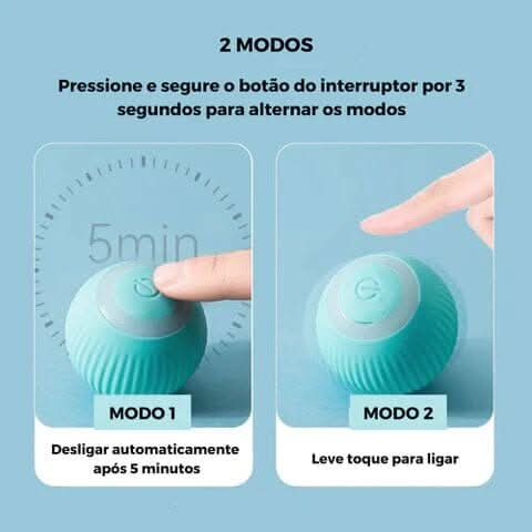 Conjunto de bolinhas para gatos em diferentes cores, oferecendo variedade para o pet