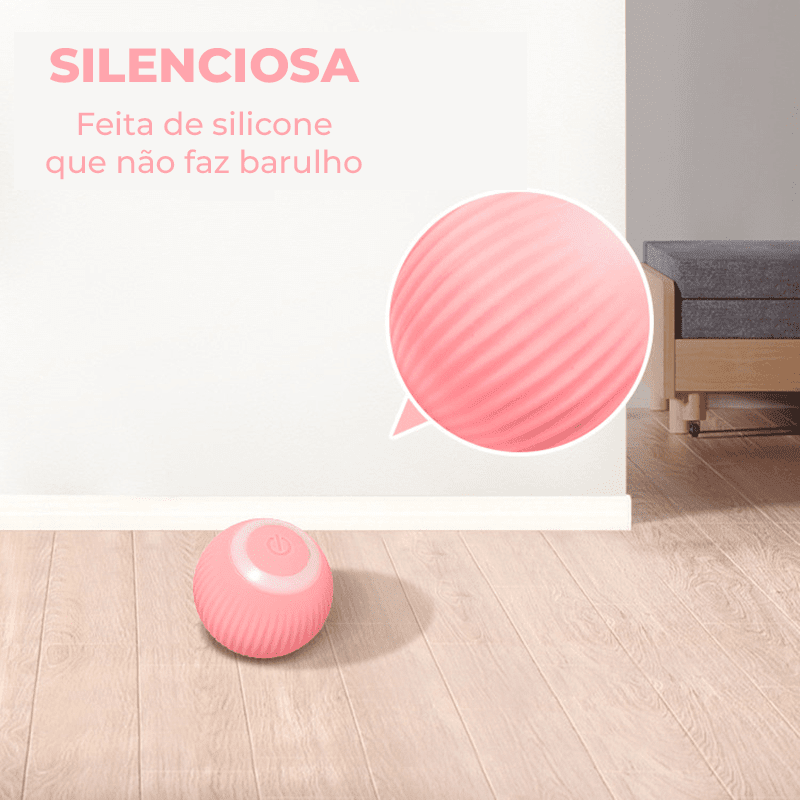Brinquedo bolinha para gato com design inovador, ideal para manter o pet entretido e saudável