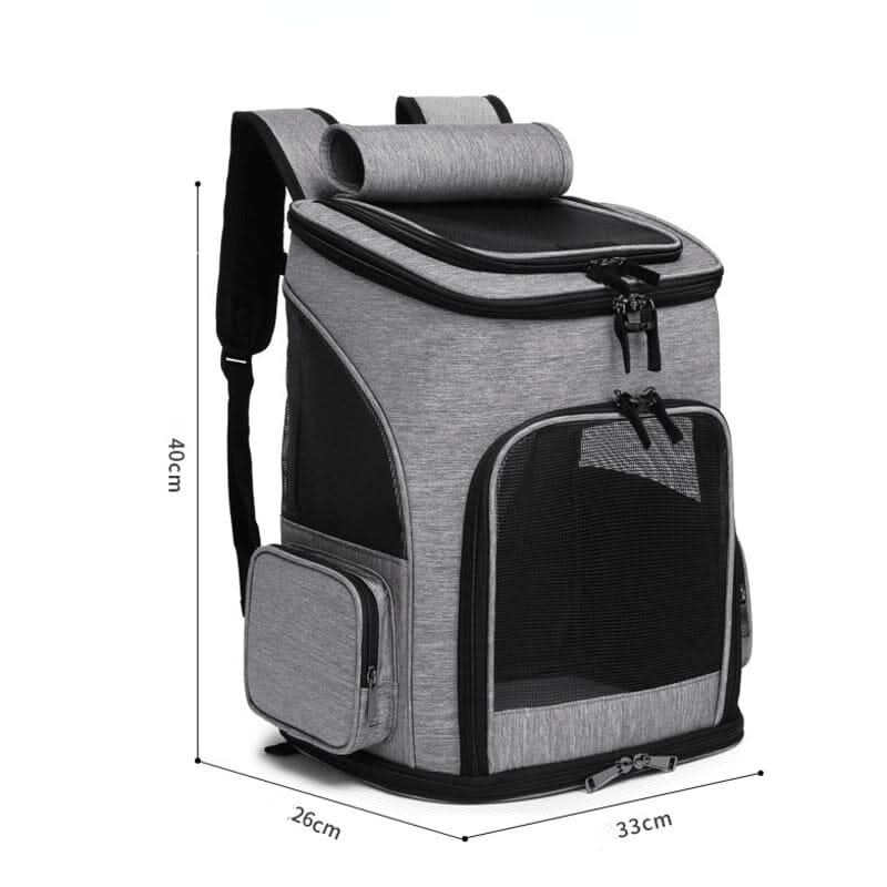 Bolsa de transporte para gatos Madrupet com tecido respirável e acolchoado para conforto do pet