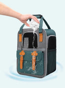 Bolsa de Transporte para Cães até 10kg – Dobrável, Segura e com Tela Respirável Bolsa de Transporte para Cachorro até 10kg SabinoVision 