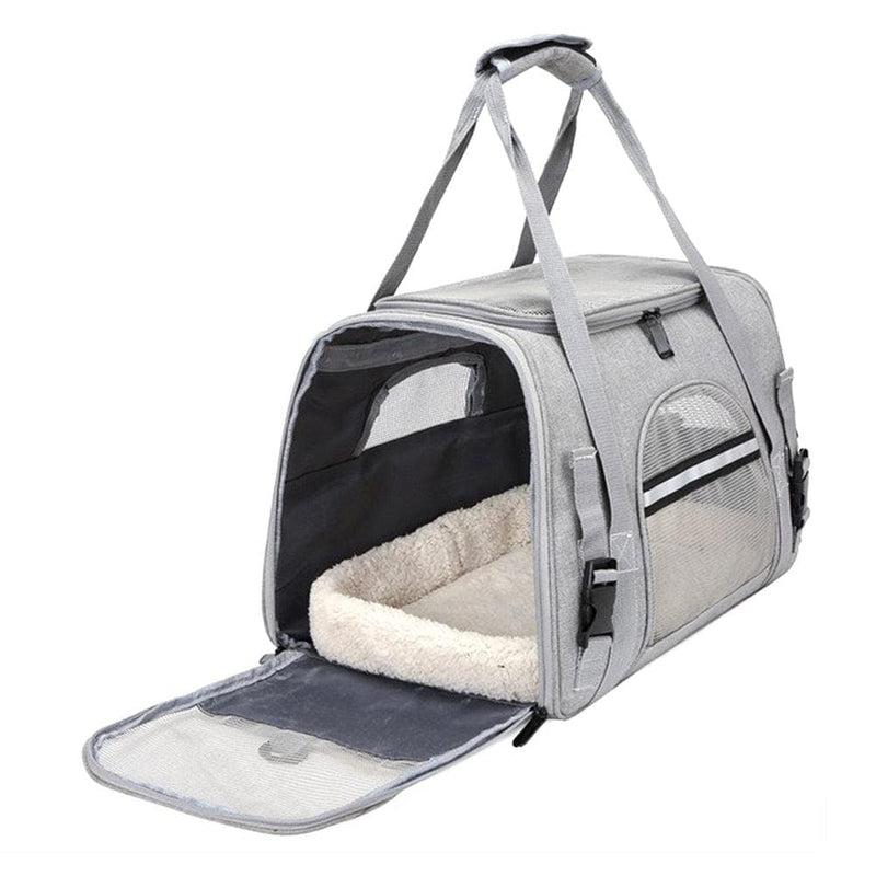 Bolsa de Transporte para Pets Pequenos – Confortável, Ventilada e com Alça Antiderrapante Bolsa de Transporte Confortável para Pets Bag SabinoVision 