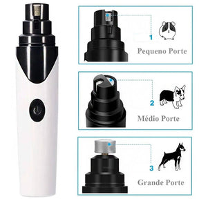 Lixador de Unhas Elétrico para Pets – Seguro, Silencioso e Sem Estresse