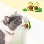 Brinquedo abacate com catnip em diferentes cores para gatos ativos e curiosos