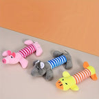 Embalagem do brinquedo de pelúcia para cães Madrupet destacando qualidade e maciez do produto