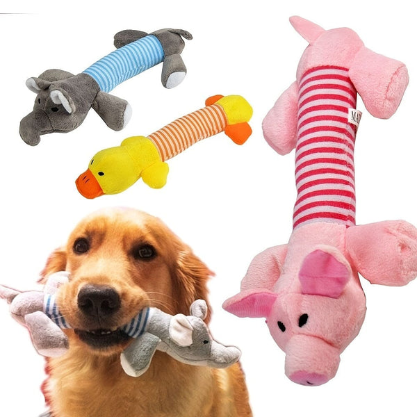 Brinquedo de Pelúcia para Cães - Diversão Macia Anti-Stress Madrupet 