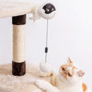 Brinquedo Interativo com Bolinha de Pelúcia – Diversão e Estímulo para Gatos Brinquedo Interativo para Gatos e Cachorros SabinoVision 