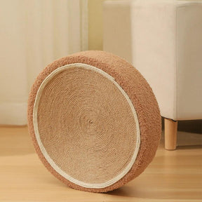 Cama Arranhadora de Sisal para Gatos – Formato de Tigela, Confortável e Antiestresse
