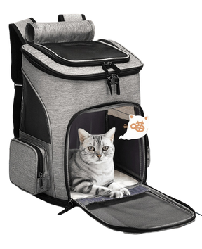 Bolsa de Transporte Expansível para Gatos – Reforçada, Ventilada e Segura até 8kg