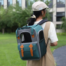 Bolsa de Transporte para Cães até 10kg – Dobrável, Segura e com Tela Respirável