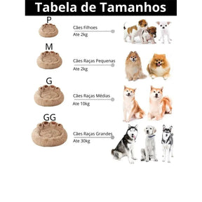 Cama Macia em Formato de Patinha – Conforto Divertido para Cães e Gatos