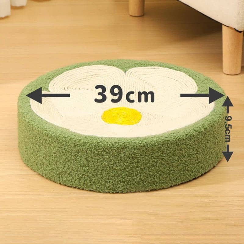 Cama Arranhadora de Sisal para Gatos – Formato de Tigela, Confortável e Antiestresse Cama arranhadora para gatos Madrupet 