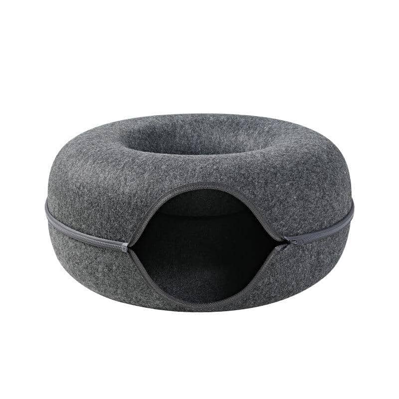 Cama Interativa Túnel para Gatos – Descanso e Diversão em Um Só Produto Túnel caminha para gatos Madrupet 