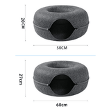 Cama Interativa Túnel para Gatos — Conforto e Diversão Garantidos