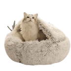 Embalagem da cama ninho para gatos Madrupet destacando qualidade e conforto do produto