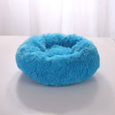 Cama Nuvem para Cães e Gatos – Super Macia, Aconchegante e Antiestresse Cama Nuvem Veludo para Pets Sabinovision Azul 60CM 
