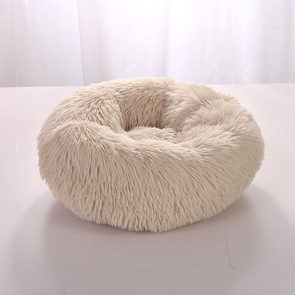 Embalagem da cama nuvem para cães e gatos com selo de qualidade Madrupet e informações do produto