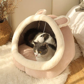 Cama Toca para Gatos – Quentinha, Formato de Gatinho e Antiestresse