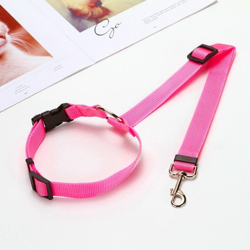 Cinto de Segurança Ajustável para Pets – Proteção em Viagens de Carro Cinto de Segurança para Pet Sabinovision 