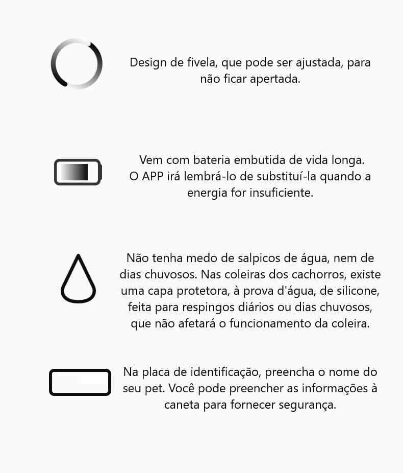 Coleira com Rastreador para Gatos – Localizacao em Tempo Real e Sem Mensalidade Coleira Inteligente para Animais de Estimação SabinoVision 