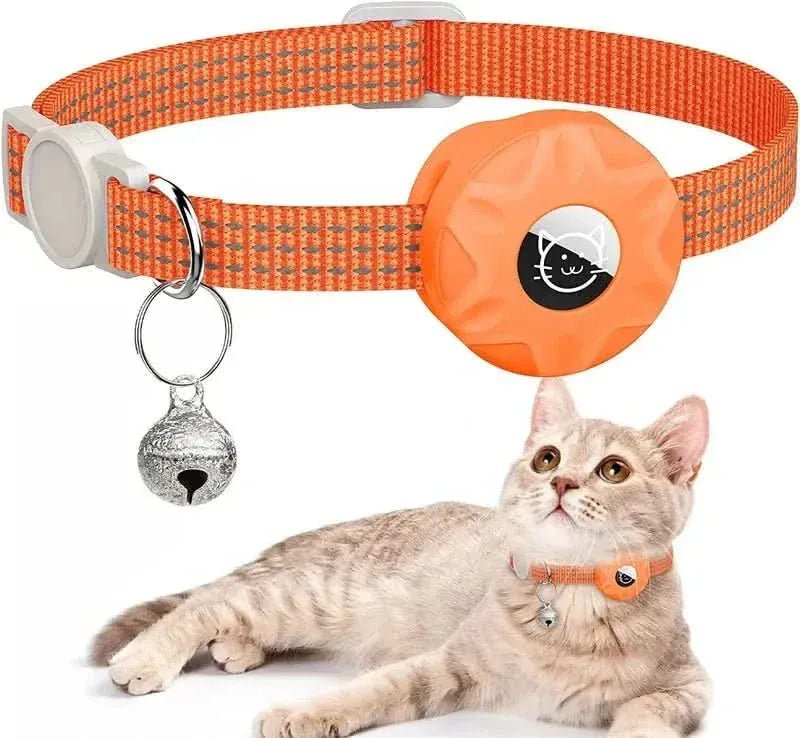Embalagem da coleira para gatos Madrupet com compartimento para GPS, pronta para venda