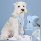 Peitoral para cães Madrupet na cor azul com fivela de encaixe rápido
