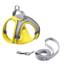 Coleira Peitoral para Cães e Gatos - Conforto e Segurança Madrupet PPP - 1 a 2 Kg Amarelo 