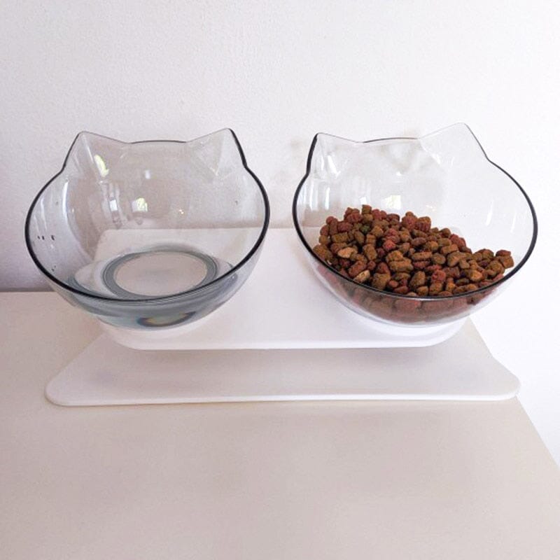 Comedouro e Bebedouro Gato Elevado - Postura Certa Comedouro e Bebedouro Elevado para Pets Madrupet 