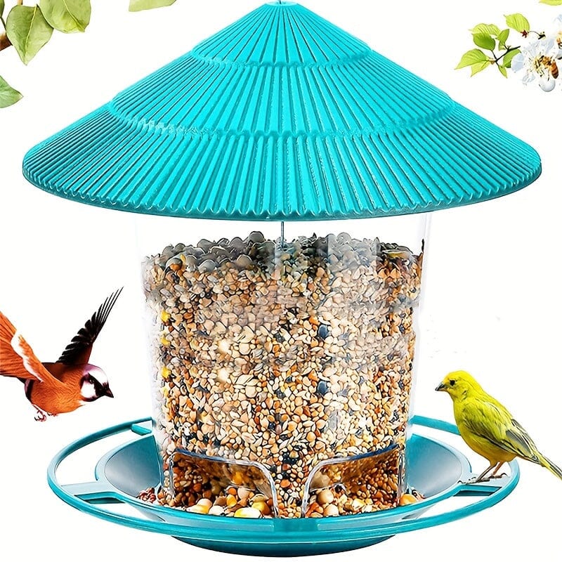 Comedouro Suspenso para Pássaros Silvestres - Ideal para Jardim Madrupet Verde 