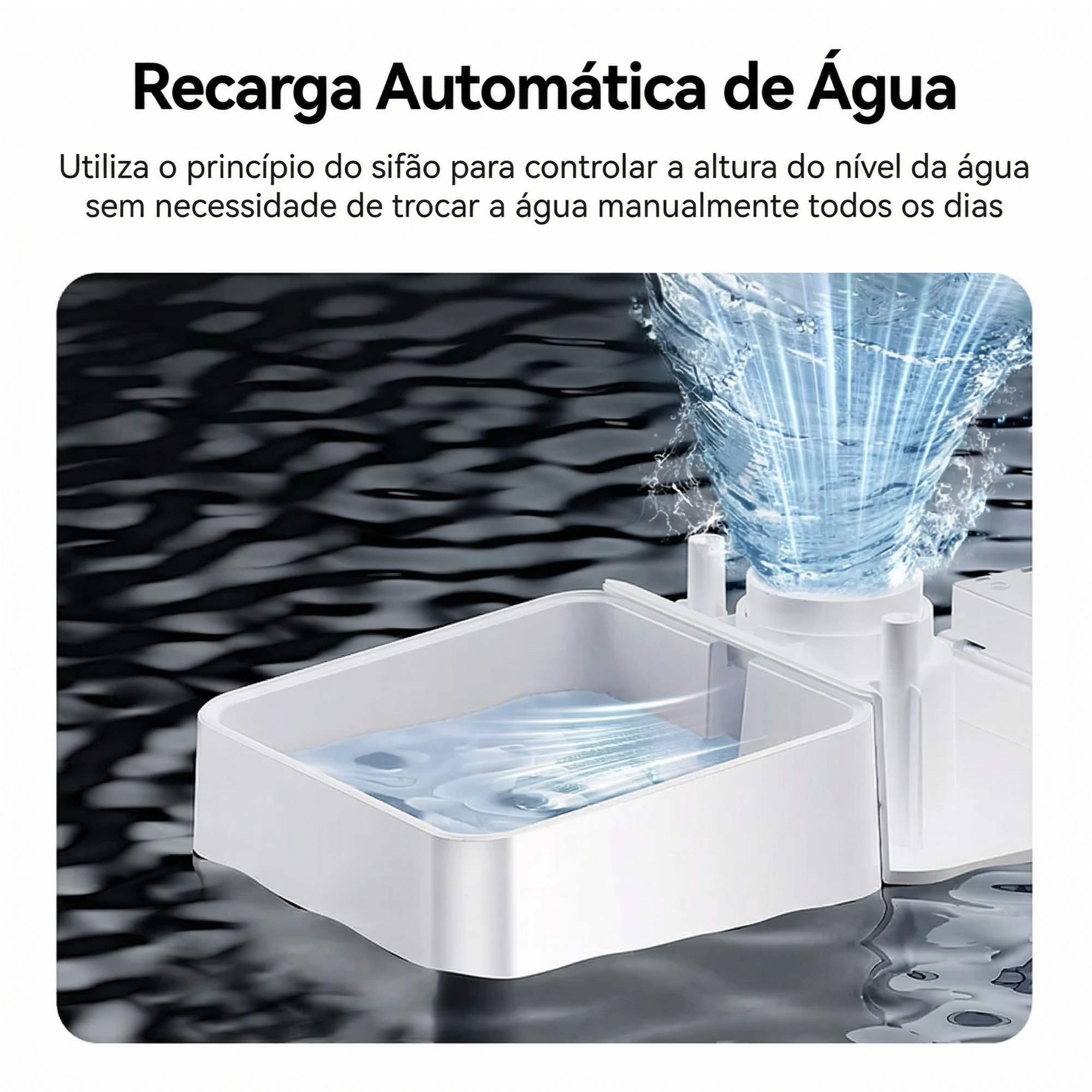 Alimentador automático para pets Madrupet com controle de porção, ideal para diferentes tamanhos de ração