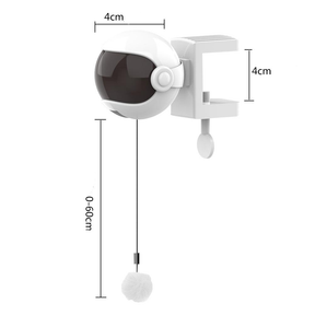 Brinquedo Interativo com Bolinha de Pelúcia – Diversão e Estímulo para Gatos