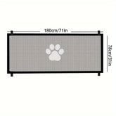 Grade de Segurança Portátil para Pets – Instale Sem Furos