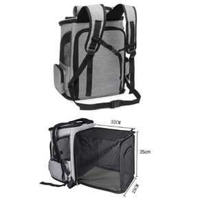 Bolsa de Transporte Expansível para Gatos – Reforçada, Ventilada e Segura até 8kg