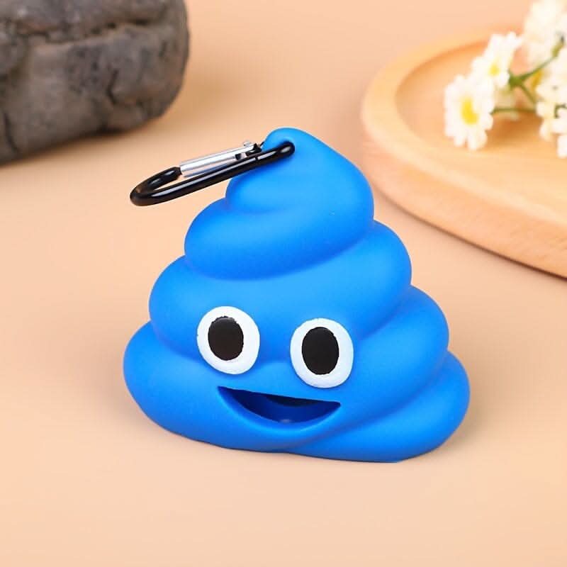 Dispenser de saquinhos higiênicos para pets em cor preta com design ergonômico