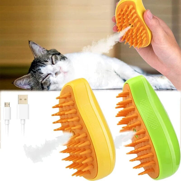 Escova a Vapor para PETS - Remove 95% dos pelos Mortos Madrupet 