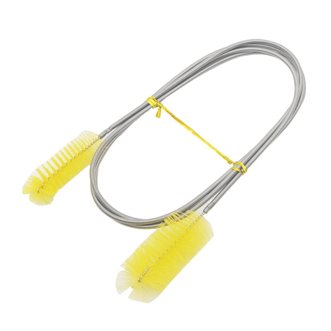 Escova para limpeza de filtro de aquário com cabo flexível para alcançar cantos difíceis