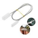 Escova Flexível para Limpeza de Filtro de Aquário - Manutenção Eficiente Escova de Limpeza de Filtro de Aquário Madrupet Branco 90cm 