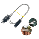 Escova Flexível para Limpeza de Filtro de Aquário - Manutenção Eficiente Escova de Limpeza de Filtro de Aquário Madrupet Preto 90cm 