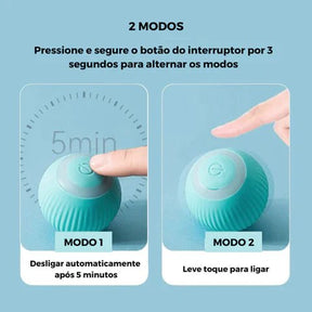 Bolinha Interativa com Movimento Automático – Diversão Inteligente para Gatos