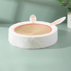 Cama Arranhadora de Sisal para Gatos – Formato de Tigela, Confortável e Antiestresse