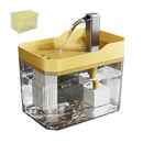 Fonte Bebedouro Pet - Água Corrente e Filtrada Madrupet Amarelo 1.5L 