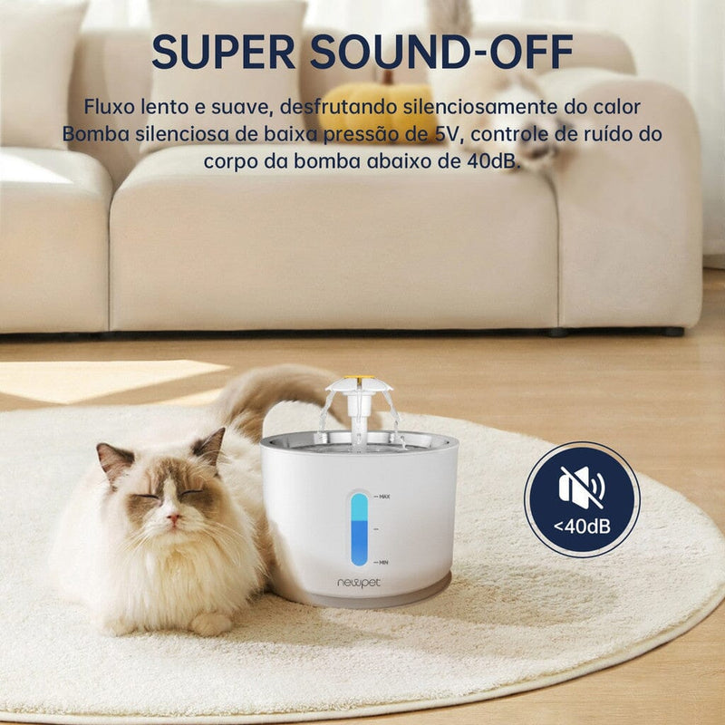 Fonte de Água com Filtro para Pets – Hidratação Saudável Madrupet 