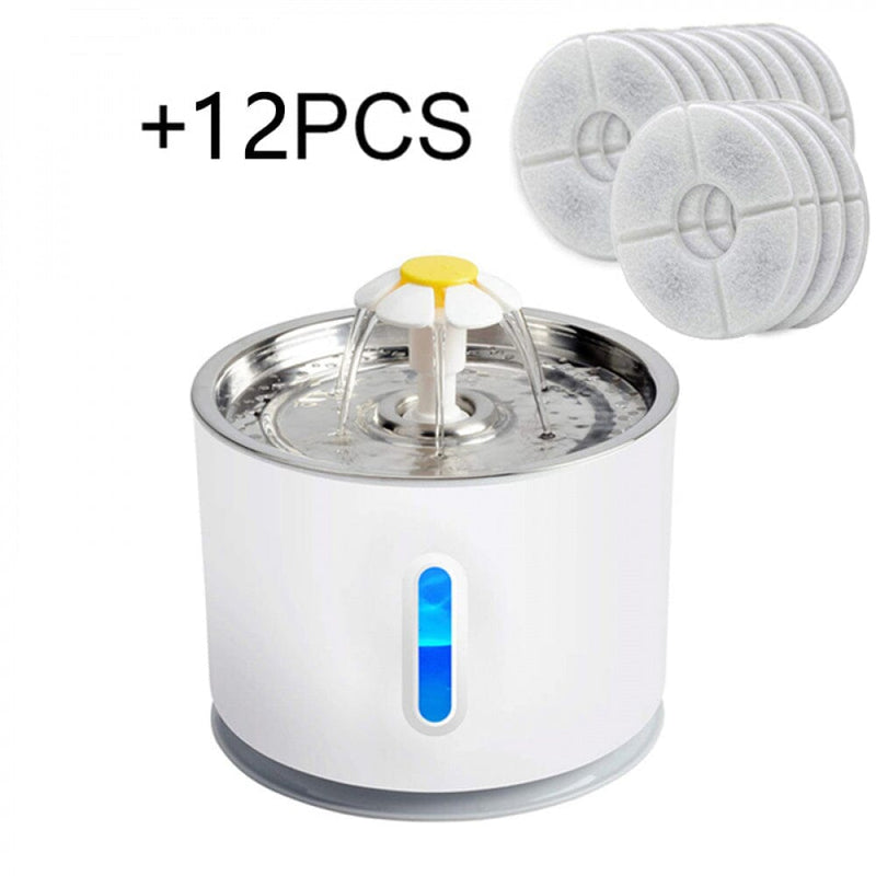 Fonte de Água com Filtro para Pets – Hidratação Saudável Madrupet Fonte + 12 filtros 
