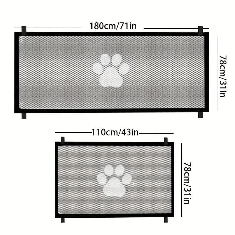 Grade Pet Portátil Sem Furos - Bloqueie Acesso Fácilmente Madrupet 