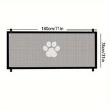 Grade de Proteção para Pets Portátil sem Furos com Fixação Adesiva