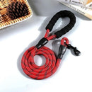 Guia Reforçada Antiderrapante para Cães - Passeio Seguro e Firme Madrupet Vermelho 1.2M 