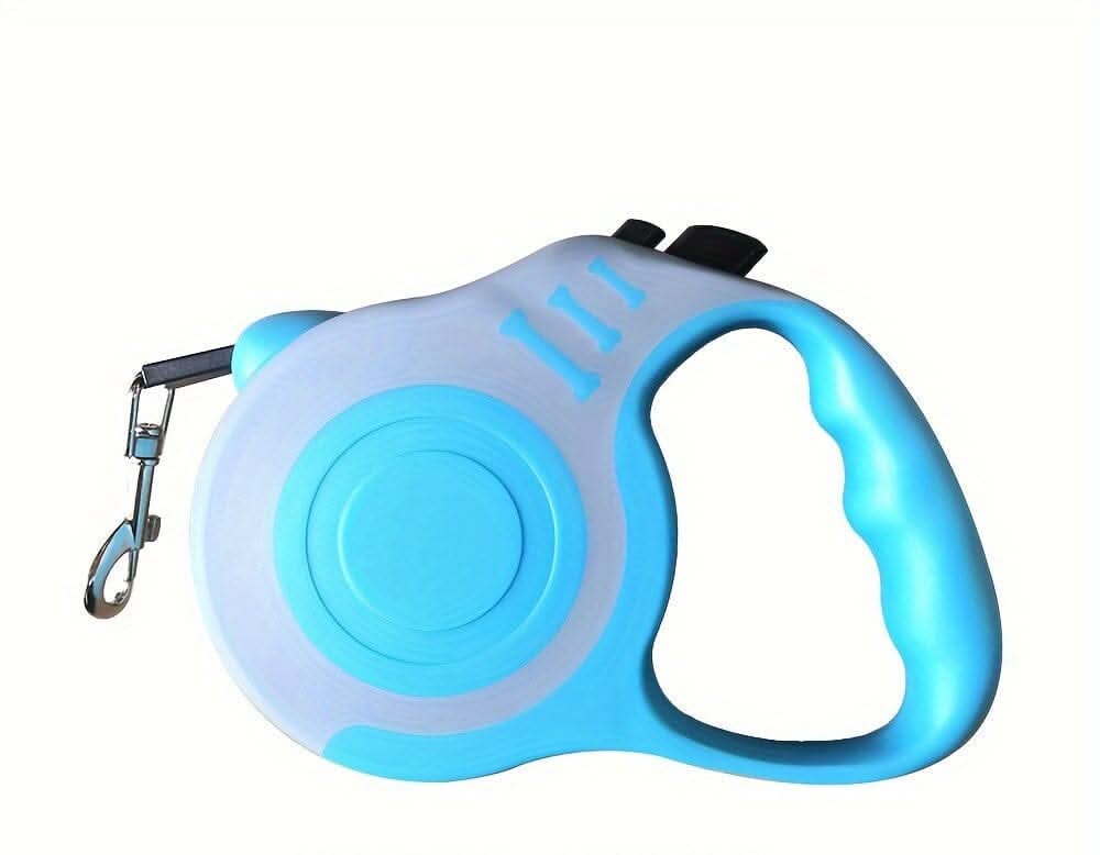 Guia Retrátil para Cães - Liberdade Segura e Controle na Sua Mão Madrupet Azul Lago P 