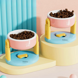 Comedouro Elevado para Gatos — Base Antiderrapante e Altura Ajustável