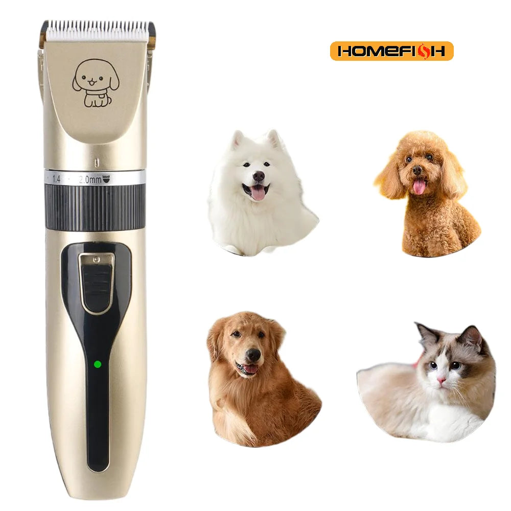 Máquina de tosa Madrupet portátil e silenciosa para corte preciso em cães e gatos