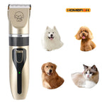 Máquina de tosa Madrupet portátil e silenciosa para corte preciso em cães e gatos