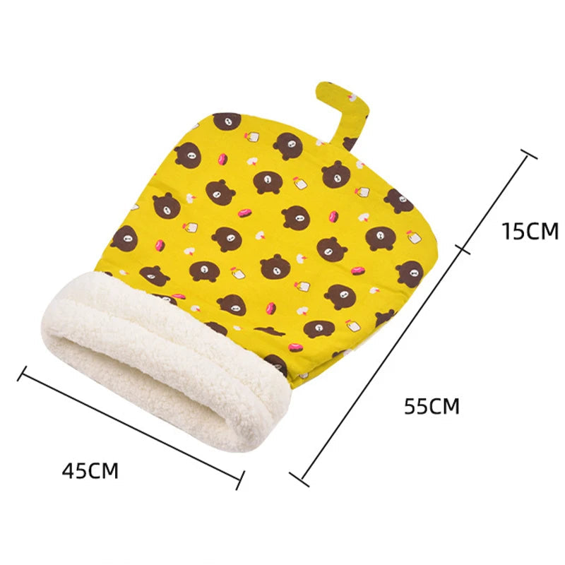 Cama saco para gatos Madrupet com costura reforçada para maior durabilidade
